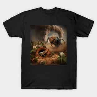 locust with lions head with lizard T-Shirt